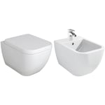 Imex - bernstein - Ensemble wc CH101- bidet BH101 - robinetterie 1238C