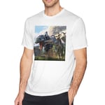 CHENYINJJ Men'S Ark-Survival-Evolved T-Shirt - Diy Trendy Short Sleeve Printed Tees for Men T-Shirts Tops