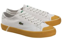 Lacoste Gripshot Mens White Yellow Casual Shoes UK 7 BNIB