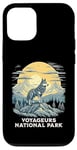 Coque pour iPhone 12/12 Pro Voyageurs National Park Grey Wolf Wildlife