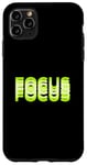 Coque pour iPhone 11 Pro Max Green Focus Green Graphic