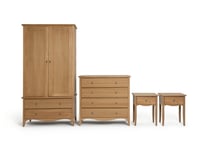 Habitat Margot 4 Piece 2 Door Wardrobe Set - Pine