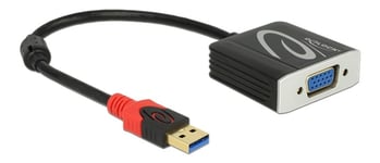 DeLOCK USB 3.0 to VGA adapter, 1920x1200, 0,2m, black