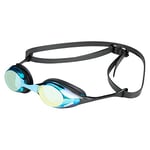 Arena Diamonds Cobra Swipe Mirror Racing Goggles, One Size, AQUA-BLACK