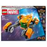 Marvel 76254 Le vaisseau de bébé Rocket, Jouet de Construction Vaisseau Spatial des Gardiens de la Galaxie Volume 3 pour Enfants avec Minifigurines Super-Héros Raton  