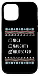 iPhone 12/12 Pro Nice, Naughty, Hildegard Christmas Ugly Sweater Style Case