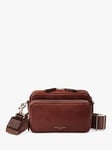 Aspinal of London Reporter East West Pebble Leather Messenger Bag