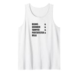 Barista Coffee Espresso Cappuccino Coffee Machine Tank Top