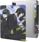 Ciel Phantomhive Black Butler Sebastian Étui Pour Ipad Pro 2021 Avec Plumier, Résistant Aux Chocs, Veille/Réveil Automatique, Housse De Protection Transparente Pour Tablette 11 Pouces