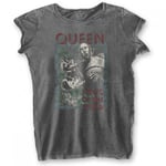 Queen Womens/Ladies News Of The World Burnout T-Shirt - L