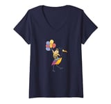 Disney Pixar Up Kevin And Russell With Balloons T-Shirt avec Col en V