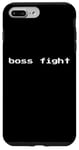 Coque pour iPhone 7 Plus/8 Plus Boss Fight - Amateur de jeux vidéo à pixels minimalistes et amusants