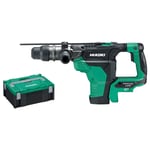 Hikoki - Perforateur burineur 36V SDS-max 8,5J (sans batterie ni chargeur) en coffret hitcase DH36DMAW2Z - Noir