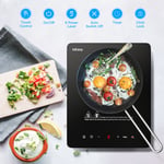 IsEasy Electric Induction Hob Portable Digital Touch 1 Cooker Hot Plate 2100W UK