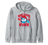 The Smurfs Father's Day Best Papa Ever Papa Smurf Zip Hoodie