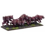 Kings of War Forces of the Abyss Hellhound Troop Premium Collectible  Miniature