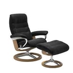 Stressless Opal M Signature fåtölj med pall