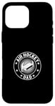 Coque pour iPhone 16 Pro Max Papa Air Hockey Papa Joueur de Air Hockey