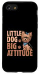 Coque pour iPhone SE (2020) / 7 / 8 Little Dog Big Attitude Yorkshire Terrier Yorkshire Yorkie Dog