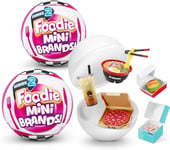 Mini Brands Foodie Series 2 (2 Pack) Real Miniature Fast Food Brands Collectible