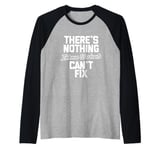 There's Nothing Intense Workouts Can't Fix" Fitness Workout Raglan Baseball Tee