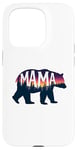 iPhone 15 Pro MAMA BEAR Women Scenic Christmas Pajama Family Mom Gift Case