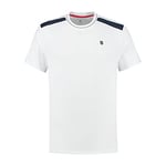 K-Swiss Men's Heritage Sport Tee Classic, White, XS