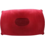 Tlily - 1PCS coussin GONFLABle coussin de voyage oreiller sommeil sommeil support de tête en voiture, Rouge 38X24Cm