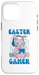 Coque pour iPhone 16 Pro Max Lapin de jeu de Pâques - Design de jeu de Pâques pour garçons et filles