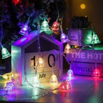 Led Wind Chimes Lights String Lights, Christmas Blinkande Colorful 2 meters 10 lights