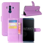 Huawei Mate 10 Pro      Pu Wallet Case    [Purple]