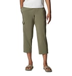 Columbia Women's Silver Ridge Utility Capri Hiking Pants, Stone Green, 8