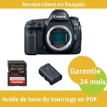 Canon EOS 5D Mark IV Caméra+Canon batterie LP-E6NH Officielle+SanDisk 256 Go Extreme PRO carte SDXC jusqu'à 200 Mos