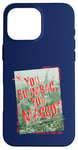 Coque pour iPhone 16 Pro Max Fairytale Of New York Sac à dos de Noël Maggot The Pogues