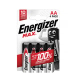 Energizer Batteri Max AA/E91, 4-pack