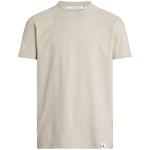 T-shirt Calvin Klein Jeans  T shirt homme  Ref 60947 Taupe