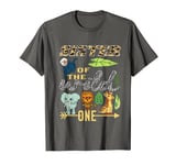 Sister Of The Wild One Zoo Mother Birthday Safari Jungle T-Shirt