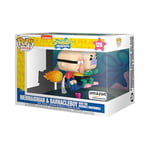 Funko Pop! Rides Deluxe: Spongebob Squarepants - Mermaid Man & Barnacle Boy with Invisible Car - Exclusivité Amazon - Figurine en Vinyle à Collectionner - Idée de Cadeau - Produits Officiels