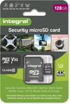 Integral Micro SD Security Card 128GB for Dash -Cams, Home Cams, CCT