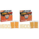 Nerf Pro Gelfire Round Refill, 1600 Hydrated Gelfire Rounds, Use With Nerf Pro Gelfire Blasters (Pack of 2)