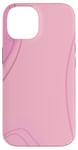 Coque pour iPhone 14 Art minimaliste couleur crème neutre rose clair