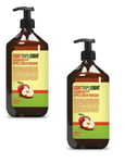 2 x Hair Shampoo Apple Cider Vinegar 1 Litre TWIN PACK EIGHTTRIPLEEIGHT 8-888