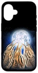 Coque pour iPhone 16 3 butors hurlant à la lune, drôle d'ornithologue