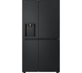 LG NatureFRESH GSJC40EPPE American-Style Fridge Freezer - Matte Black, Black