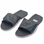 Mens UK 16 Nike Air Jordan Hydro 7 Slides - Smoke Grey AA2517 002 EUR 51.5 US 17