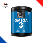 Omega 3 Fish Oil 2000Mg Rock the Protein • 360 Softgels Huile De Poisson Omega 3