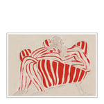 Poster & Frame - The Poster Club x Sofia Lind poster 30x40 cm red chair