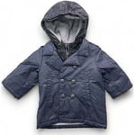 Manteau enfant Ikks  Manteau bébé Bleu - 6 mois