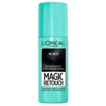 3 x L'Oreal Magic Retouch Instant Root Concealer Spray Black 75ml