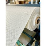 Sous Nappe Bulgomme Blanc sur mesure au mètre - Haute protection - - 140 x 190 cm - Blanc.